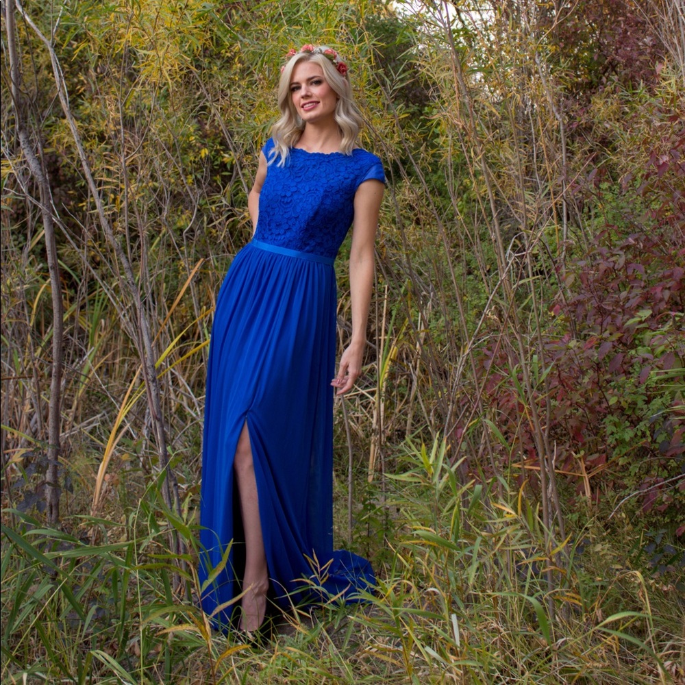 Royal Blue Bridesmaid Dress